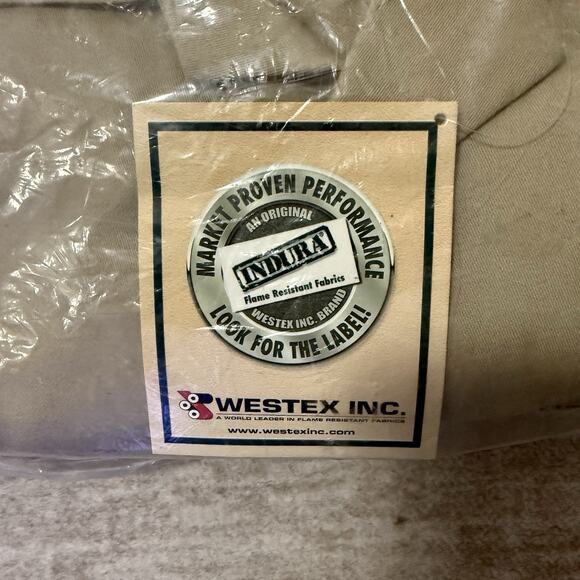 Saf-Tech Indura 9oz FR Tan Contractor Coveralls Flame Resistant Size 52R NWT - Picture 4 of 5